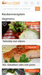 Mobile Screenshot of nl.petitchef.com