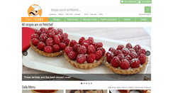 Desktop Screenshot of en.petitchef.com
